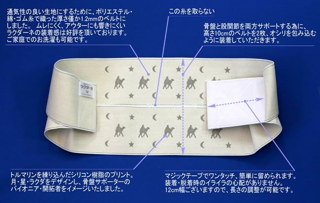 ラクダーネ 骨盤ベルト